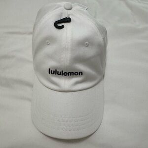 Lululemon White Baseball Cap